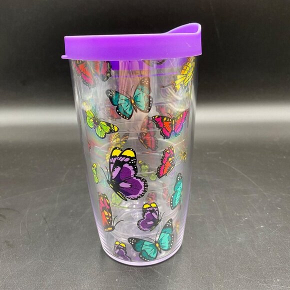 16 oz Tervis Butterfly Tumbler w/Lid - Picture 1 of 6